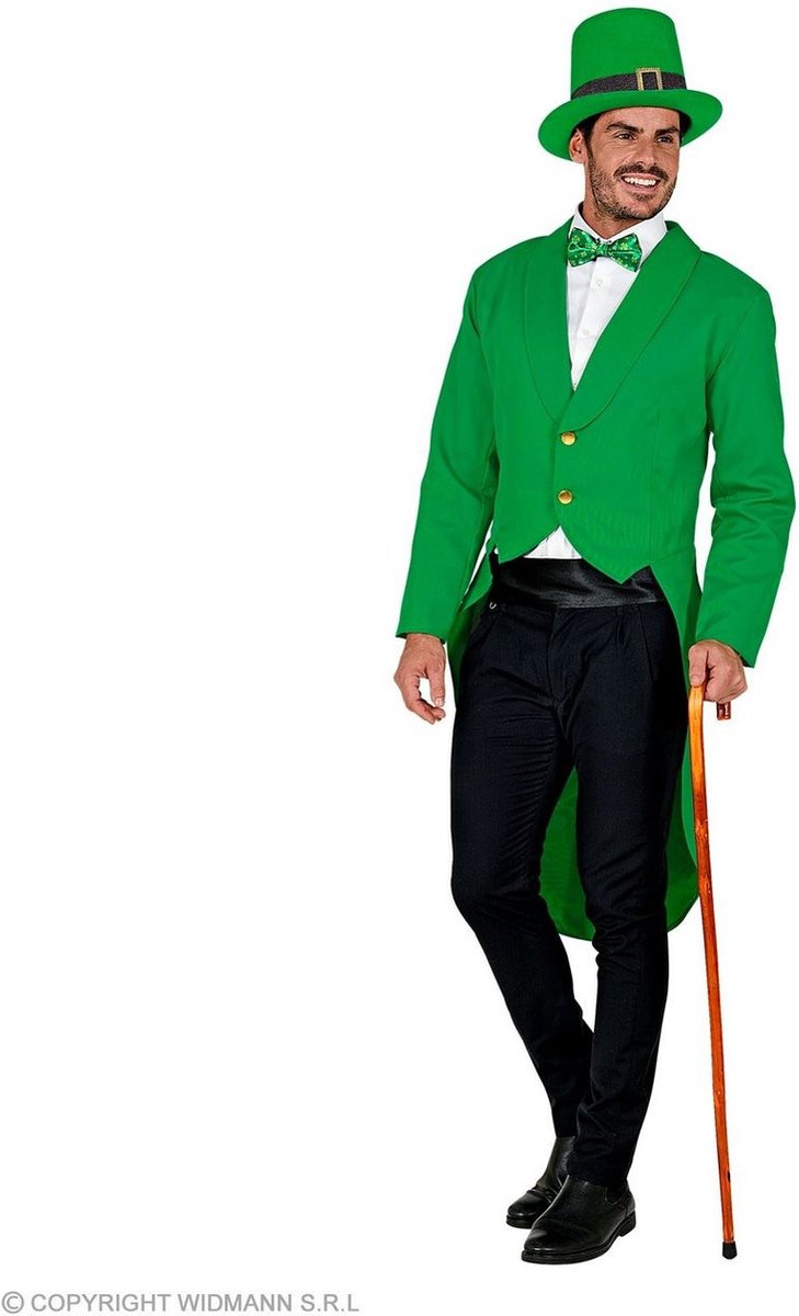 Trol & Goblin & Leprechaun Kostuum | Patrick Green Slipjas Man | Medium | Carnaval kostuum | Verkleedkleding